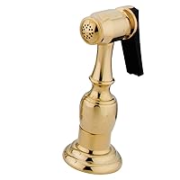 Kingston Brass Gourmetier KBSPR2 Kitchen Faucet Sprayer with Hose, Polished Brass