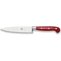 Utility Knife | Red Lucite Handle