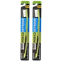 Dr. Collins Perio Extreme Toothbrush, (Colors Vary) (Pack of 2)
