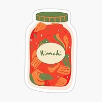 Korean Food Kimchi Cabbage Vinyl Sticker (3