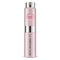 CA Perfume Impression of The B. Shop White Musk For Women Fragrance Concentrated Long Lasting Eau de Parfum Spray Refillable Glass Atomizer Bottle 0.27 Fl Oz/8ml-X1