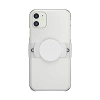 PopSockets Phone Grip Slide for Phones and Cases, Sliding Phone Grip with Expanding Kickstand - White