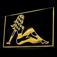 180020 Sexy Lady Woman US Flag Sexual Topless Nudity Uber Sexy LED Light Neon Sign