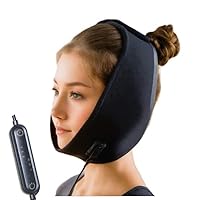 Heating TMJ Pain Relief Wrap for Facial Pain Alleviation, Face Muscle Relax and for Jaw Clicking, Clenching & Pain, Facial Paralysis, Spasm, Numbness