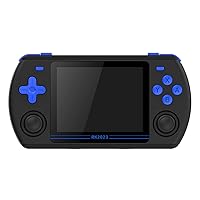 Powkiddy RK2023 Handheld Arcade Game Console with 10000 Games, 64G 3.5 Inch Retro Portable Game Console - Black