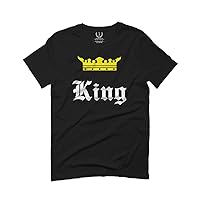 Couple Couples Gift her his mr ms Matching Valentines Wedding King Queen for Men T Shirt