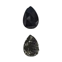 0.27 Cts of 5x3.5x1.9 mm SI1 Pear Cut Black Diamond (1 pc) Loose Diamond