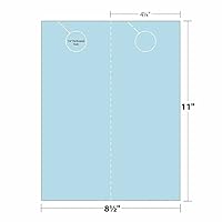 Jumbo Door Hanger, 2-up, Blue, 500pk