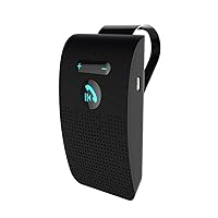 for Sun Bluetoot-com 5.0 Handsfree Speaker Kit Wireless Music Adapter Loudspeaker Support Siri Voice Control Bluetooth-Compatible Handsfree Speakerphone for Cell Phone for Car