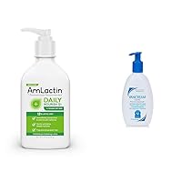 AmLactin Daily Moisturizing Lotion 7.9 oz and Vanicream Gentle Facial Cleanser 8 fl oz Skin Care Bundle