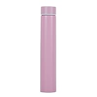 ChezMax Slim Stainless Steel Insulated Thermos Water Bottle 9.56 oz,Pink