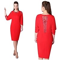 Red Dress Plus Size (Liliya Collection)
