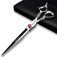 7/7.5/8/9 inch salon personalized scissors salon hair styling hair scissors stainless steel hair tools (7.5 inch flat)