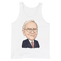 Warren Buffett 3 Tank Top White L