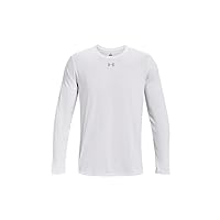 Under Armour Men's Team Tech Loose White/Grey Long Sleeve Shirt