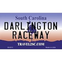 Darlington Raceway South Carolina State License Plate Tag Magnet M-6311
