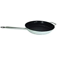 Update International (SFC-12) Stainless-Steel Fry Pan with Excalibur Coat, 12.75 inches
