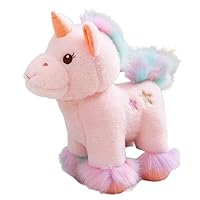 Cute Creative Unicorn Doll Pillow Soft Toy (25cm,Pink)