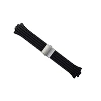 Ewatchparts 26MM 13MM RUBBER DIVER STRAP BAND COMPATIBLE WITH ORIS TT2 WILLIAM F1 40.5MM CASE BLACK