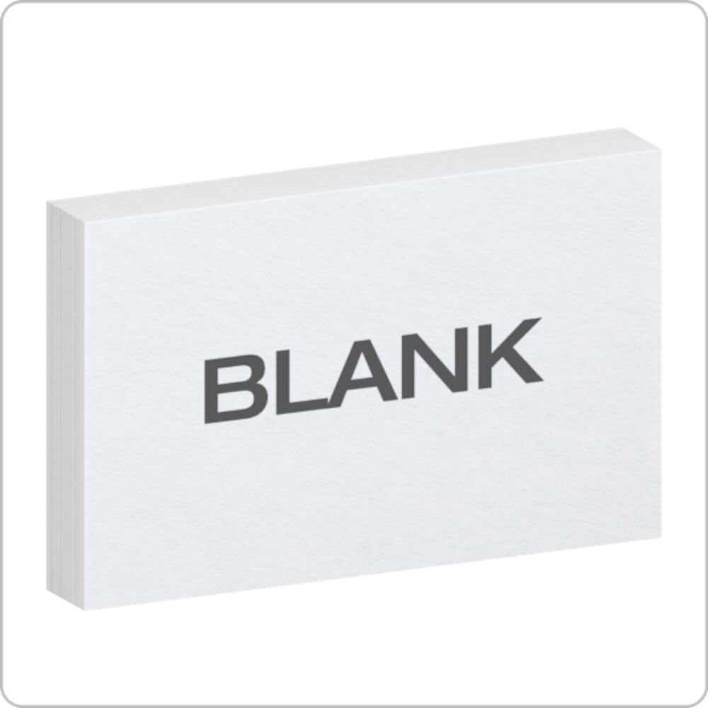 Oxford Blank Index Cards, 5