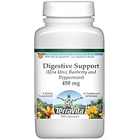 Terravita Digestive Support - Uva Ursi, Barberry and Peppermint - 450 mg (100 Capsules, ZIN: 512059)