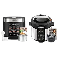 COSORI Rice Cooker 10 Cup Uncooked Rice Maker with 18 Cooking Functions & COSORI Electric Pressure Cooker, 9-in-1 Multi Cooker, 13 Presets, Rice Cooker, Slow Cooker, Sauté, Sous Vide