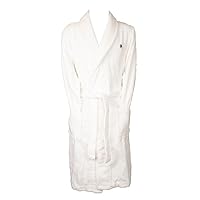Tommy Hilfiger TH sponge bathrobe with collar and embroidered logo article UM0UM03029 bathrobe, YBR white/bianco, Large