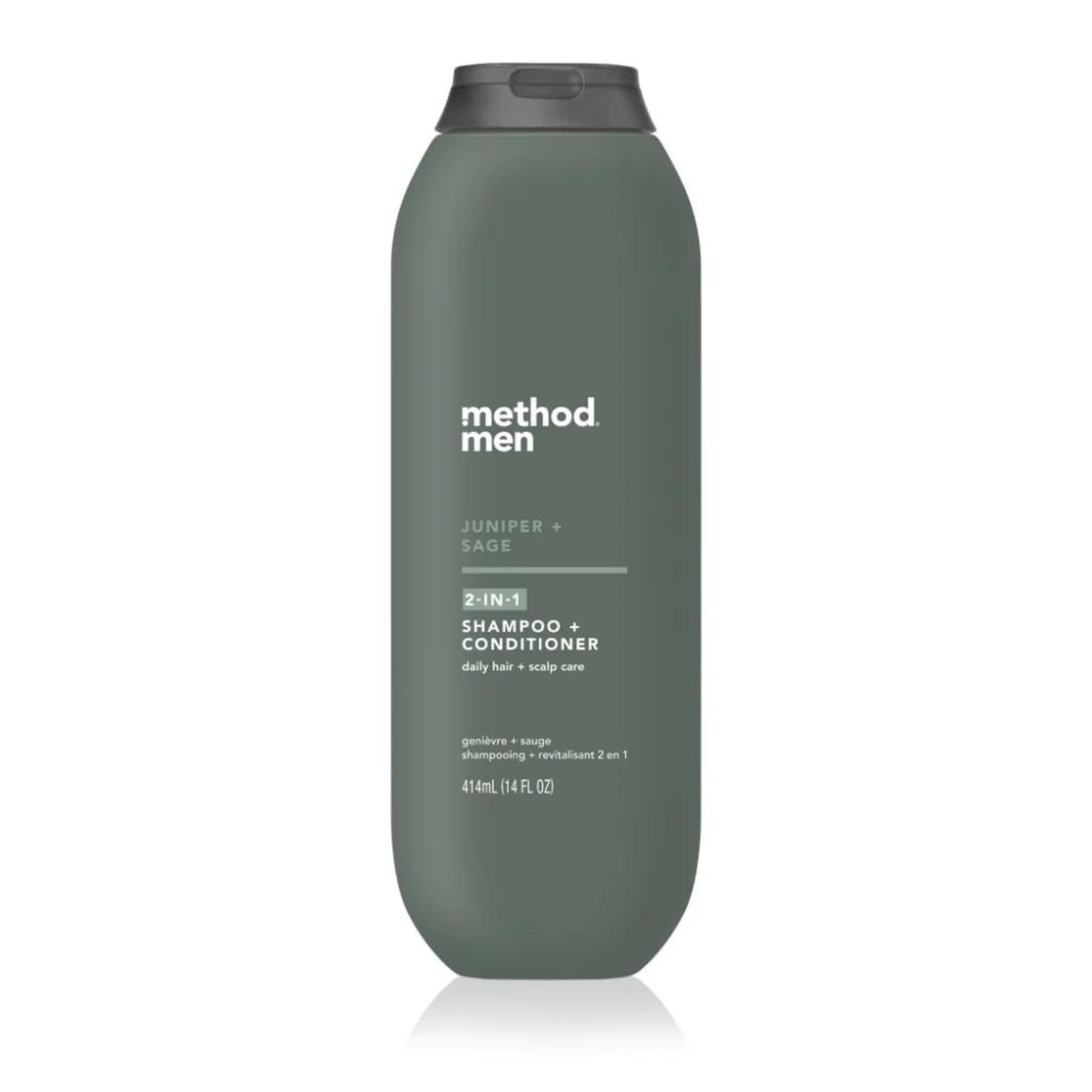 Method Men 2-in-1 Shampoo + Condtioner, Juniper + Sage, 14 Ounces.