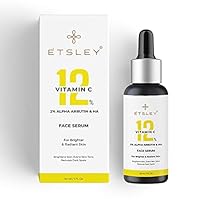 yellow silver 12% Vitamin C Face Serum with Alpha Arbutin Face Serum | For Brighter & Radiant Skin