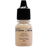 Glam Air Airbrush Makeup Foundation Water Based Matte M3 Natural Nude (Ideal for Normal to Oily Skin) 0.25oz