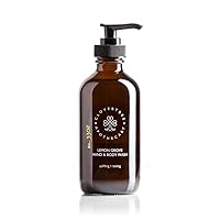 Lemon Grove Hand & Body Wash, 8 oz bottle, with aloe vera and pure essential oils