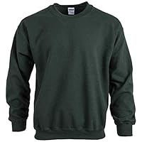 Gildan Adult Fleece Crewneck Sweatshirt, Style G18000 Forest Green 5X-Large