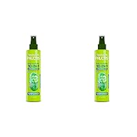 Garnier Fructis Pure Moisture 10-in-1 Spray for Dry Hair and Scalp, Hyaluronic Acid, 8.1 Fl Oz, 1 Count (Packaging May Vary) (Pack of 2)