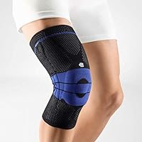 Bauerfeind - GenuTrain - Knee Support Brace - Targeted Support for Pain Relief and Stabilization of The Knee - Size 3, Comfort - Color Black