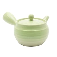 Yamakiikai F419 Crystal White Mud Green Teapot