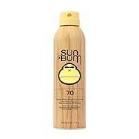 Sun Bum Original SPF 70 Sunscreen Spray |Vegan and Hawaii 104 Reef Act Compliant (Octinoxate & Oxybenzone Free) Broad Spectrum Moisturizing UVA/UVB Sunscreen with Vitamin E | 6 oz