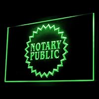 150002 Notary Public Business Service Display LED Light Neon Sign