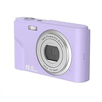 Upgrade HD Digital Camera for Toddlers,Kids Camera, Children Selfie Video Camcorder,Portable HD Digital Kids Camera 48MP Compact Digital Camera with 32G Memory Card for Boys Girls (Purple), Kids