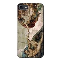 R0179 The Creation of Adam Case Cover for iPhone 7, iPhone 8, iPhone SE (2020) (2022)