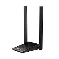 TP-Link AX1800 WiFi 6 USB Adapter for Desktop PC (Archer TX20U Plus) Wireless Network Adapter with 2.4GHz, 5GHz, High Gain Dual Band 5dBi Antenna, WPA3, Supports Windows 11/10