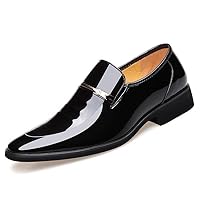 Men's Oxfords Formal Classic Shoes Anti-Slip Breathable Business Wedding Office Dress Shoes Black