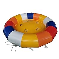 Inflatable 0.9mm PVC Towable River Disco Boat Raft with Pump New