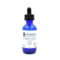 VITAMIN C SERUM 25% 2oz. 60ml Skin and Face | Tri-Blend Formula with C Ferulic and Glutathione | Powerful Anti Oxidant Repair Serum for Erasing Wrinkles and Blemishes