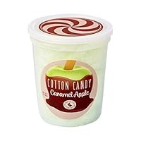 Caramel Apple Gourmet Flavored Cotton Candy – Unique Idea for Holidays, Birthdays, Gag Gifts, Party Favors