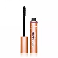 MAGIC FINISH Grow Boost Mascara Deep Black - 2-in-1 mascara & eyelash serum with growth complex for thicker & longer lashes, eye make-up with volume effect & intensive care, 0.40 Fl Oz