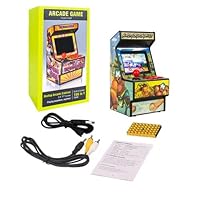 Mini Arcade Game, 156 Classic Handheld Games, Portable for Kids & Adults, 2.8