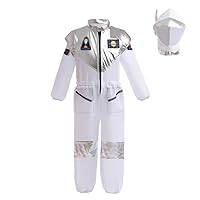 Dress Daisy Toddler Kid Boys Girls Astronaut Spaceman Pretend Role Play Dress Up Halloween Costume Space Suit Set with Helmet