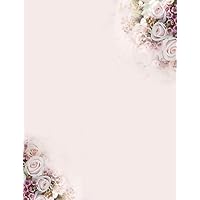 Great Papers! Elegant Florals Letterhead, for Invitations, Announcements and Personal Messages, Printer Friendly 8.5