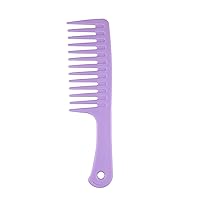 Large Brush with Wide Teeth, Durable Brush for Optimal Styling and Professional Hair Care, for All Types of Curly, Long, Wet Hair, reducing Hair Loss, Dandruff and Headaches,Purple