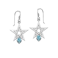 Illuminate Your Style with the Star Spirit Solid White Gold Earrings WER2035